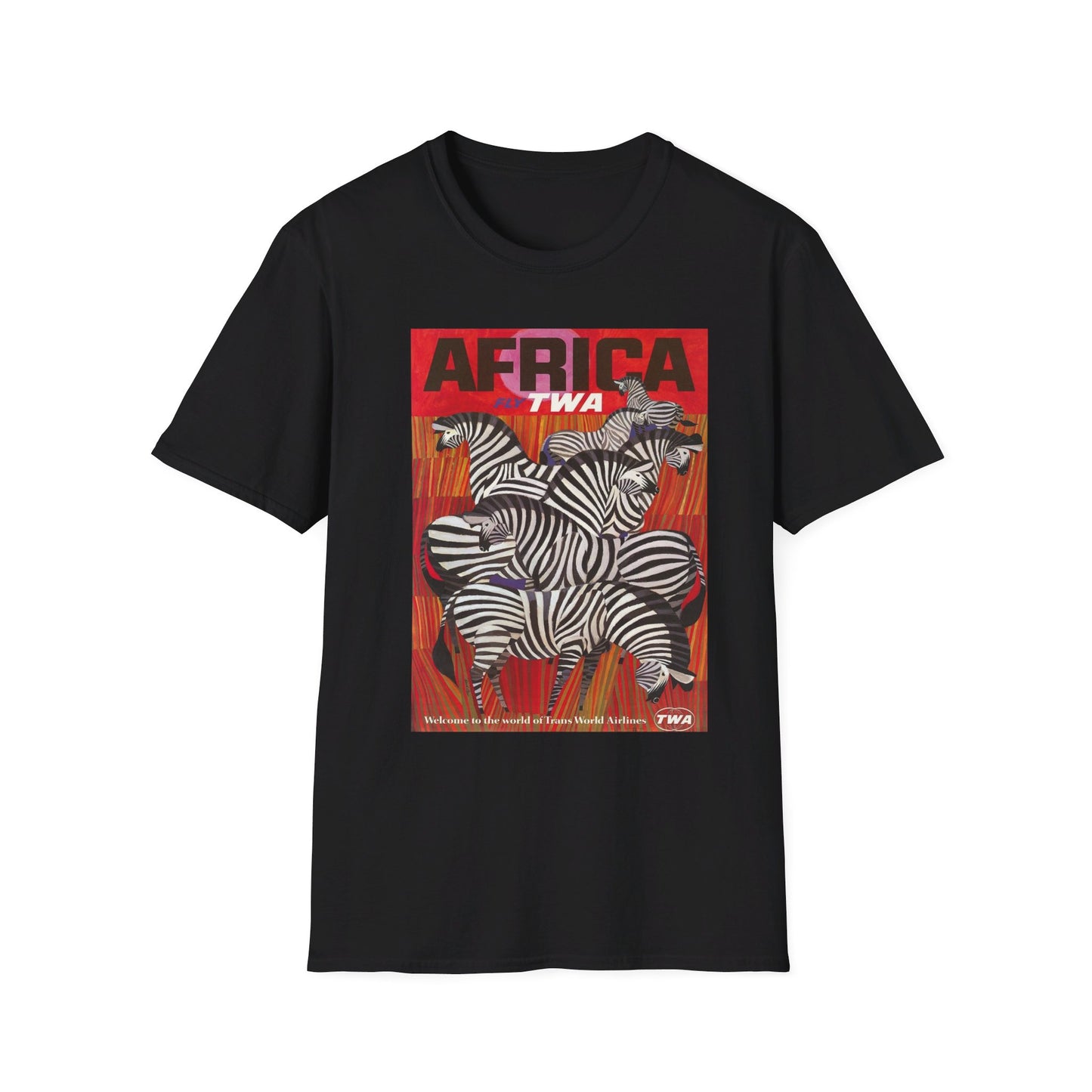 Africa TWA Vintage Travel Art
