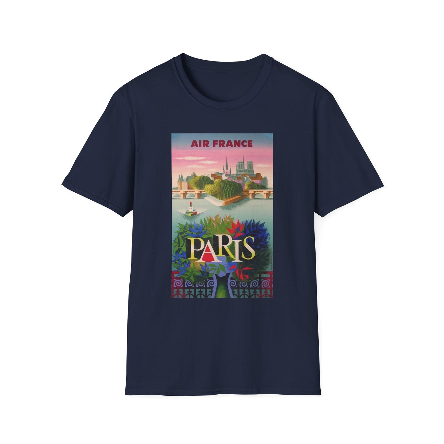 Air France Paris Vintage Travel Art
