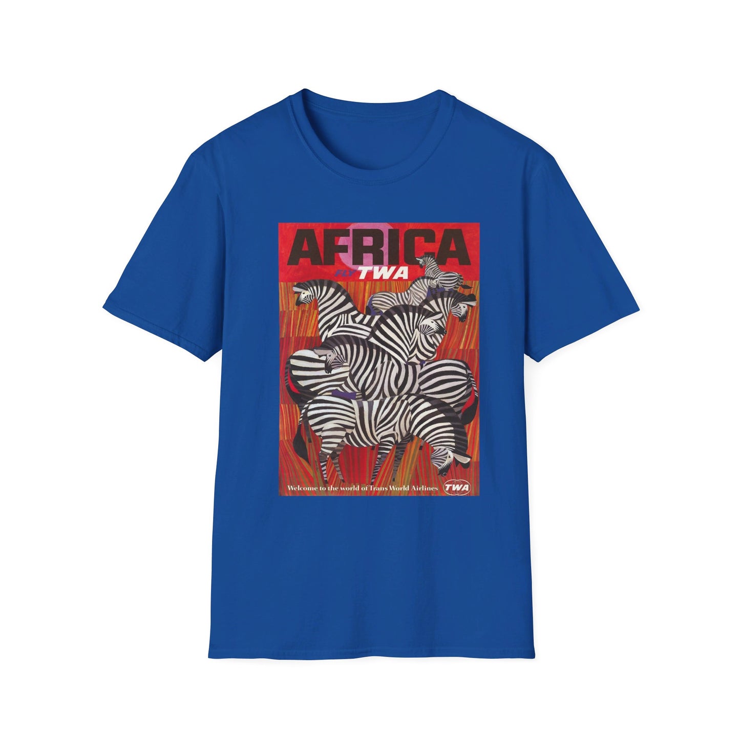 Africa TWA Vintage Travel Art