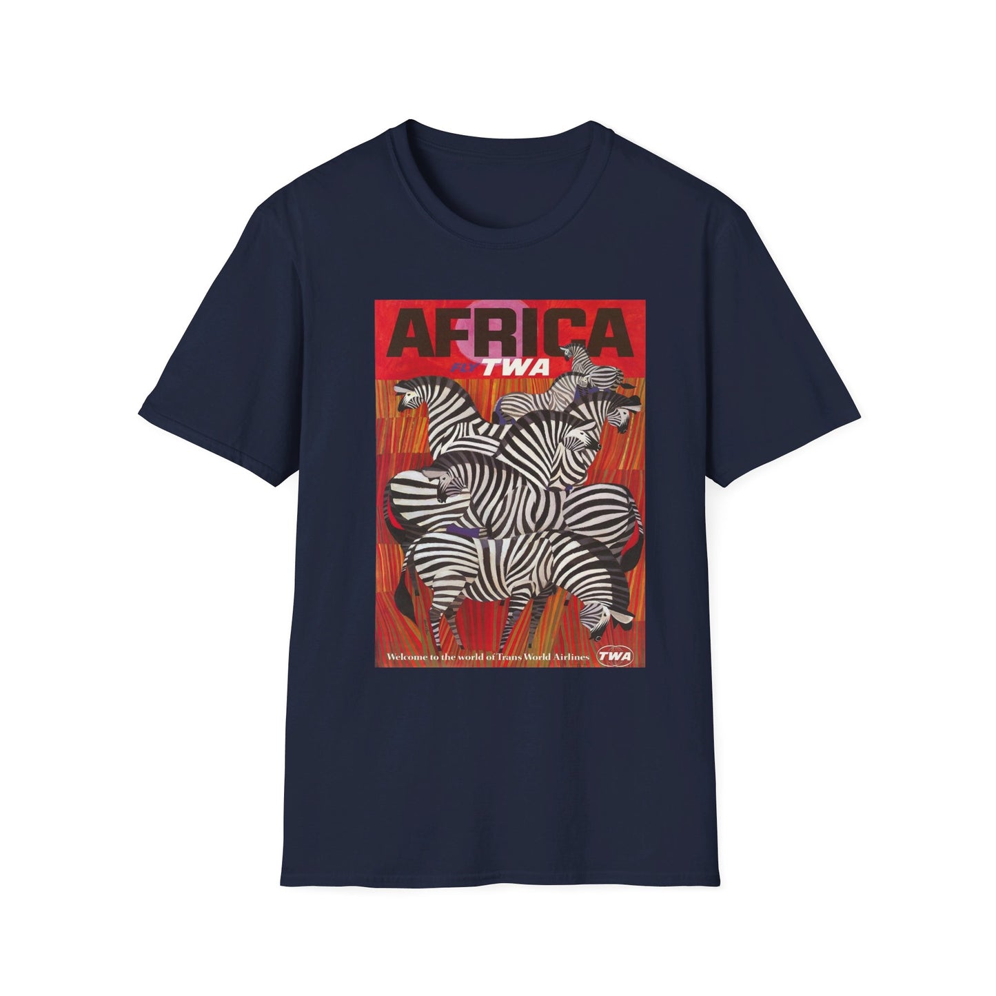 Africa TWA Vintage Travel Art