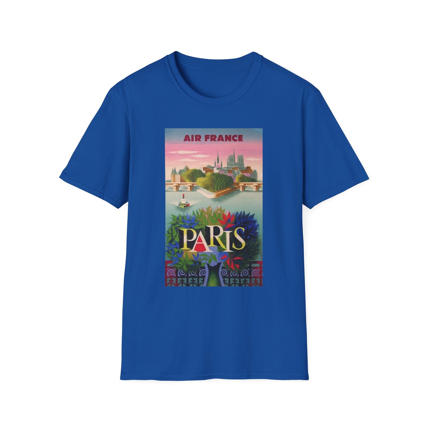 Air France Paris Vintage Travel Art