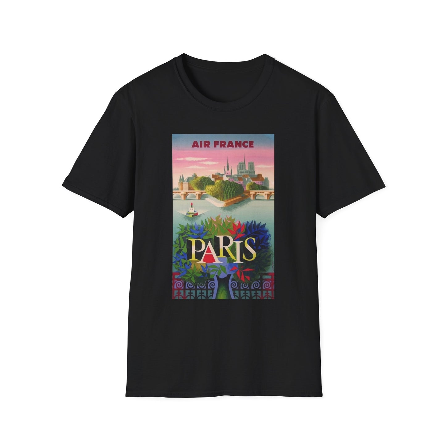 Air France Paris Vintage Travel Art