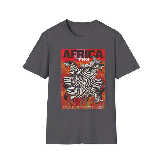 Africa TWA Vintage Travel Art